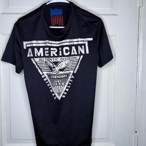 American Authentic Division Men's Navy Graphic Tee